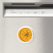 Citrus Oranje magnet rond (Insitu (Vaatwasser))