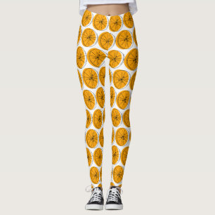 Citrus Oranje Multi-leggings Leggings
