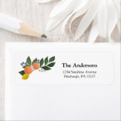Citrus Oranje Return Address Label (Insitu)