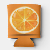 Citrus Oranje Slice Blikjeskoeler (Achterkant)