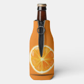 Citrus Oranje Slice Flesjeskoeler (Fles Achterkant)