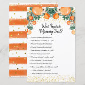 Citrus oranje Summer die mammie het beste spel ken (Voorkant / Achterkant)