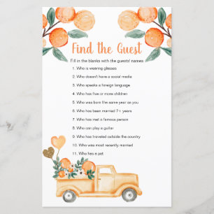 Citrus oranje truck Zoek de Guest game
