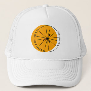 Citrus Oranje vrachtwagenhoed Trucker Pet
