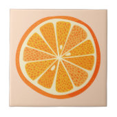 Citrus Oranje-vruchten Tegeltje (Voorkant)