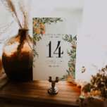 Citrus Orchard Boho Botanische Tafelnummer Kaart<br><div class="desc">De aantallen van de lijst verbeteren de blik van uw tafelblad en zetten de het beëindigen aanraking op uw speciale dag. De gepersonaliseerde tekstdruk van de namen of de aantallen van uw lijsten. Dubbelzijdig afdrukken is inbegrepen in de prijs. Voeg uw douanetekst aan dit ontwerp toe door de "Edit this...</div>