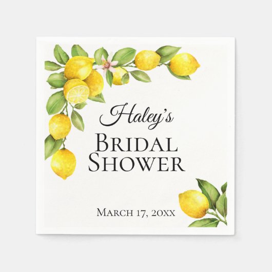 Citrus Orchard gepersonaliseerd Servet (Voorkant)