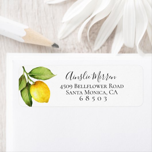 Citrus Orchard Return Address Labels (Insitu)