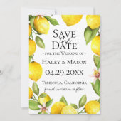 Citrus Orchard slaat de datum op Aankondiging (Voorkant)