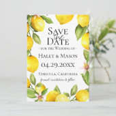 Citrus Orchard slaat de datum op Aankondiging (Staand voorkant)