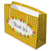 Citrus ovale cadeautas zak groot (Achterkant Gekanteld)