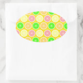 Citrus Ovale Sticker (Tas)