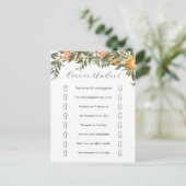 Citrus over of onder Vrijgezellenfeest Briefkaart (Staand voorkant)