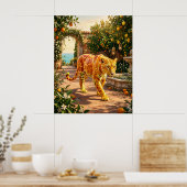 Citrus Panther Grove Poster (Keuken)