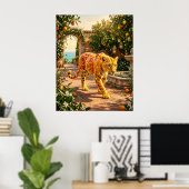Citrus Panther Grove Poster (Thuiskantoor)