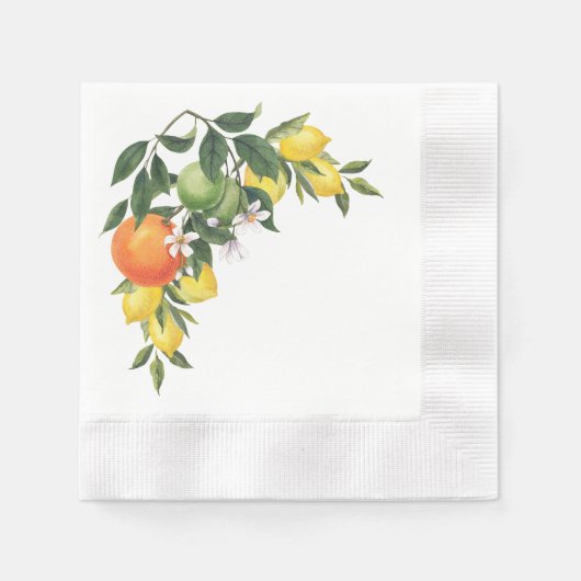 Citrus Papieren Servet (Voorkant)