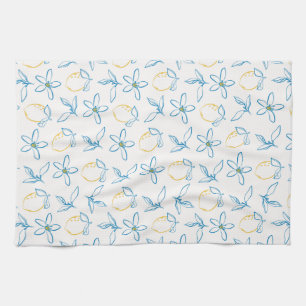 Citrus Patroon Hand getekend - Keuken Handdoek