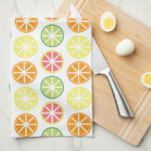 Citrus Patroon Keuken Handdoek (Quarter Fold)