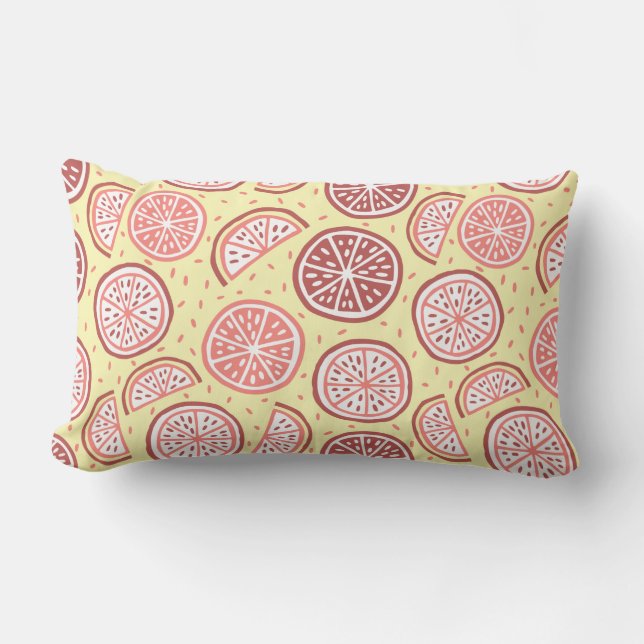 Citrus Patroon kussenslopen Buitenkussen (Voorkant)