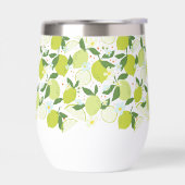 Citrus Patroon Roestvrij staal Wijn Tumbler (Links)