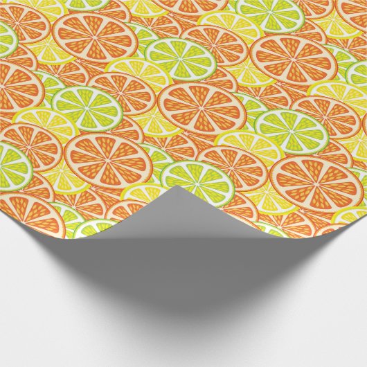 Citrus Pattern 2 Cadeaupapier (Hoek)