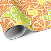 Citrus Pattern 2 Cadeaupapier (Rol Hoek)