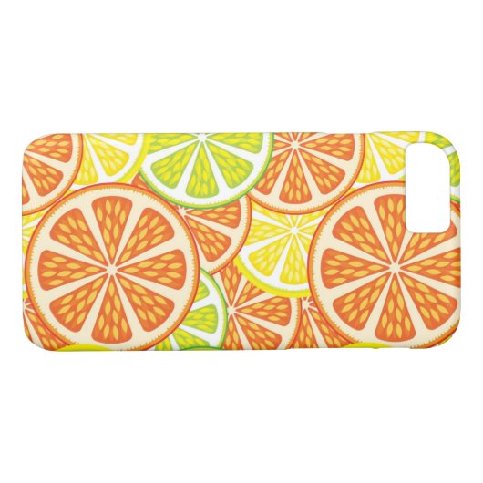 Citrus Pattern 2 Case-Mate iPhone Case (Achterkant (Horizontaal))