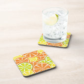Citrus Pattern 2 Drankjes Onderzetter (Rechterzijde)