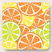 Citrus Pattern 2 Drankjes Onderzetter (Voorkant)