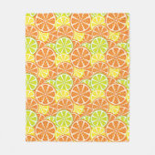 Citrus Pattern 2 Fleece Deken (Voorkant)