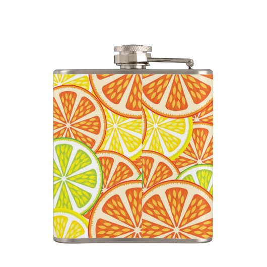 Citrus Pattern 2 Heupfles (Achterkant)