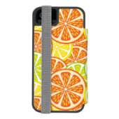 Citrus Pattern 2 Incipio iPhone Portemonnee Hoesje (Agenda Achterkant)