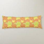 Citrus Pattern 2 Lichaamskussen (Achterkant)
