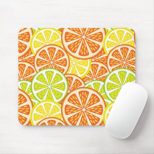Citrus Pattern 2 Muismat (Met muis)