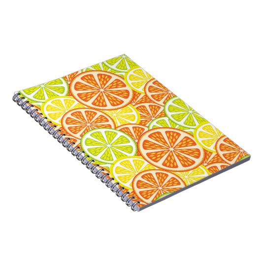 Citrus Pattern 2 Notitieboek (Rechterzijde)