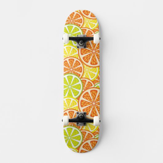 Citrus Pattern 2 Persoonlijk Skateboard (Voorkant)