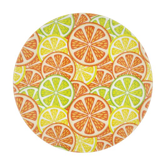 Citrus Pattern 2 Snijplank (Voorkant)