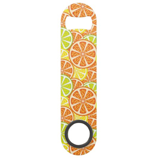 Citrus Pattern 2 Speed Flessenopener (Voorkant)