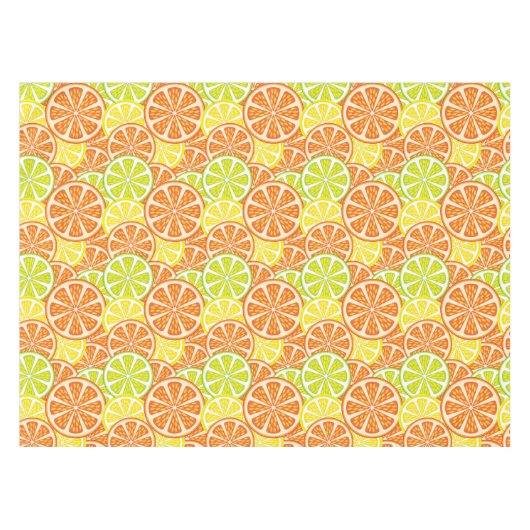 Citrus Pattern 2 Tafelkleed (Voorkant (Horizontaal))