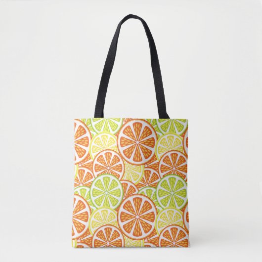 Citrus Pattern 2 Tote Bag (Voorkant)