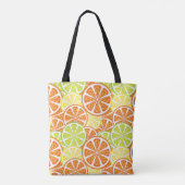 Citrus Pattern 2 Tote Bag (Achterkant)