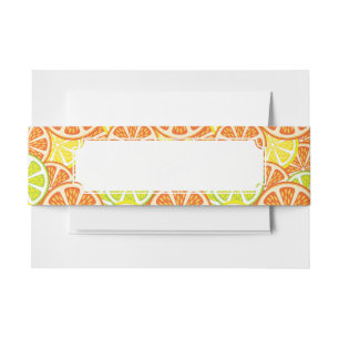 Citrus Pattern 2 Uitnodigingen Wikkel