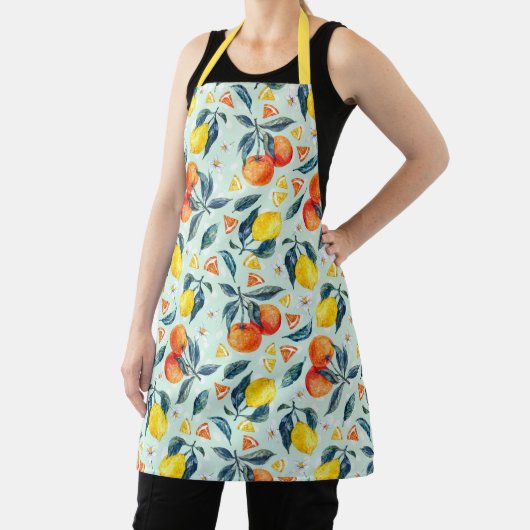 Citrus Pattern Apron Schort (Insitu)