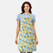 Citrus Pattern Apron Schort (Gedragen)