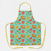 Citrus Pattern Apron Schort (Voorkant)