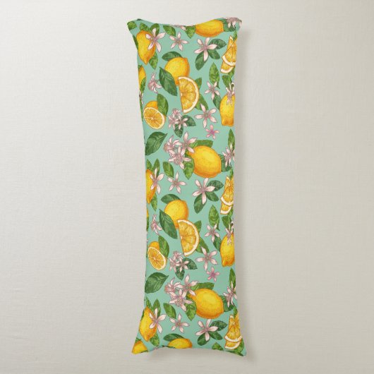 Citrus Pattern Body Pillow Lichaamskussen (Voorkant Verticaal)