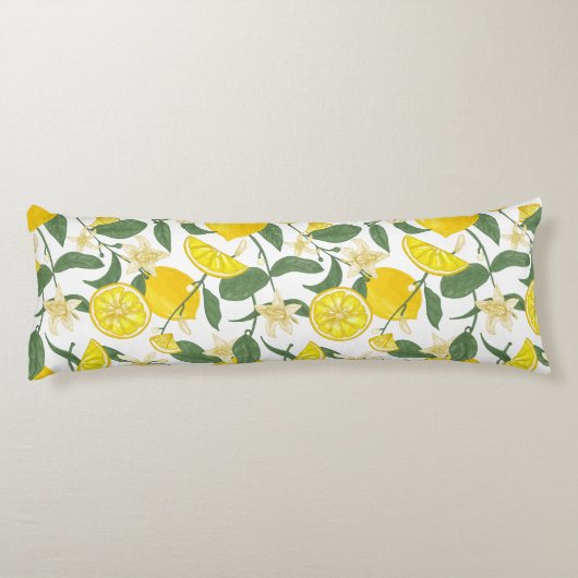 Citrus Pattern Body Pillow Lichaamskussen (Achterkant)