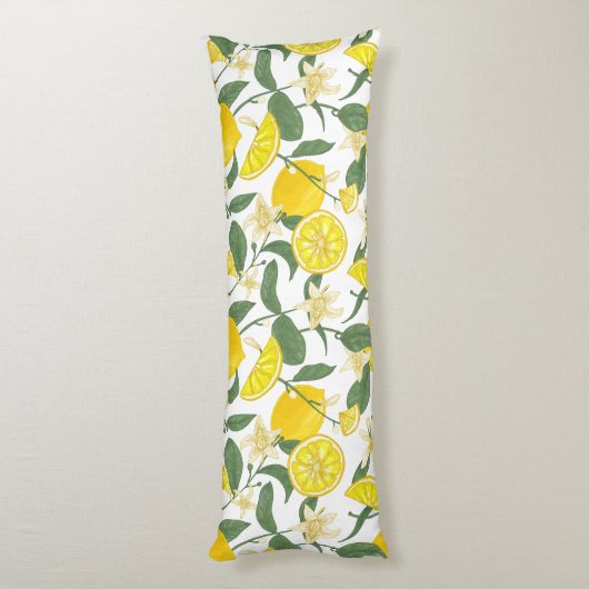 Citrus Pattern Body Pillow Lichaamskussen (Achterkant (Verticaal))