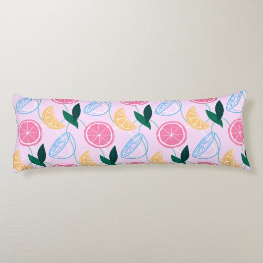 Citrus Pattern Body Pillow Lichaamskussen (Achterkant)