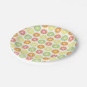 Citrus Pattern-Borden Papieren Bordje (Gekanteld)